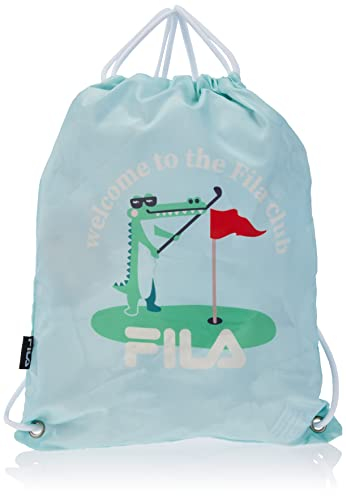 FILA Unisex Kinder Brakpan Club Small Sport Drawstring Backpack-Silt Green-OneSize Rucksack