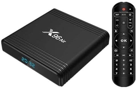 Android TV Box 10.0, [4GB + 64GB] Smart TV Box S905x3 Quad-Core 64 bits Dual-WiFi 2.4G/5G Ethernet 1000M/100M LAN BT 4.2 con Decodificador De TV 8K/6K/3D/USB 3.0,4gb+64gb