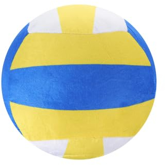 Toyvian Plüsch-Volleyball Flauschig Gefüllter Volleyball-Plüschtier-Volleyball-Plüsch-Wurfkissen-Bett-Sofa-Kissen Ball-Geschenke Spielzeug Kinder-Stofftiere Geschenke Für Volleyball-Wurfskissen