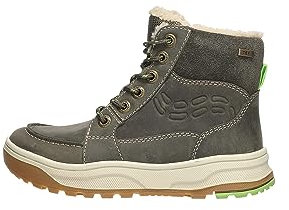Lurchi DAJAN-TEX Halblange Stiefel, DK Olive, 36 EU Weit