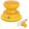 EWA A117 Small Bluetooth Speaker Wireless with Magnetic Base, Powerful and Waterproof, Easy to Attach to Metal Surface, Compatible with iPhone 14/13/12, Portable Mini Speaker for home/outdoor-Yellow