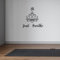 PLIGREAT Lotus Wandtattoos Abnehmbare DIY Wandtattoos für Badezimmer Yoga Studio Schlafzimmer Home Wandkunst Dekation Meditation Wandbilder, einfach atmen Zitate Aufkleber
