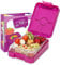 schmatzfatz easy - Fiambrera infantil, caja bento con compartimentos variables, táper (Morado)