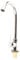 Grifo De Cocina, Grifo Vertical De Arco Alto, Grifo Vertical Frío Simple, Grifo De Cocina De Agua Giratorio De 360 ​​​​° G1/2inch Para Cocina, Exterior, Jardín Y Bar.