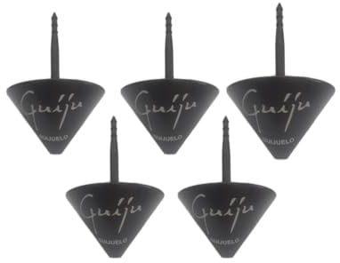 Pack 5 Recogedor grasa jamón-cono antigoteo-pincho para jamones-Fabrica Salamanca-Marca Guiju.