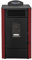 STUFE A PELLET ITALIA California 8 KW WiFi | Poêle à Granulés à Air Ventilé Efficacité 91% Chauffe 70m² Autonomie 20H Programmable Contrôle WiFi 5 Puissances Design Compact Garantie 24 Mois Rouge