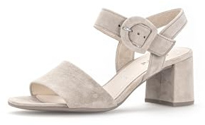 Gabor Damen Riemchensandalen, Frauen Sandalen,Best Fitting,Sommerschuhe,Freizeitschuhe,offene Schuhe,Strandschuhe,Absatz,Desert,38 EU / 5 UK