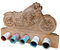 Bamboorilla Geldgeschenk Verpackung - originelles Holz Geldgeschenk - Geschenkidee für Männer und Frauen zum Geburtstag (Motorrad)