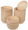 FUNOMOCYA 100 moldes de papel para hornear pasteles desechables moldes de tarta de huevo de 4 pulgadas bandeja para hornear tazas de hornear de 4 pulgadas bandejas de tartas de papel antiadherente