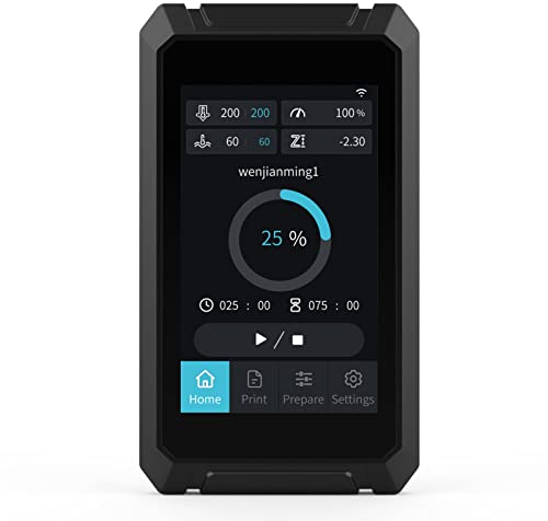 YIWENG Ender-3 S1 Touchscreen-Kit 4,3-Zoll-Touchscreen Empfindliche Reaktionsgeschwindigkeit Unterstützt 3D-Druck und -Gravur 9 Systemsprachen