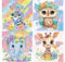 4er Set 5D Diamond Painting Kinder Tiere-Set Full Diamant Painting Bilder Kinder Tiere,DIY Mosaikherstellung Basteln Mädchen Junge 6 7 8 9 10 11 12 Jahre,Geschenk Kinder Ab 6 Jahre 15x15cm