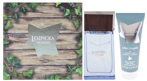 Lempicka Homme-Set von Lolita Lempicka für Männer, 2-teiliges Geschenkset, 96 ml, Eau de Toilette Spray, 70 ml After Shave Gel