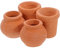 BESPORTBLE 4Piezas Macetas de Cerámica Miniatura para Plántulas Macetas Ligeras para Interiores y Exteriores para Plantas Pequeñas