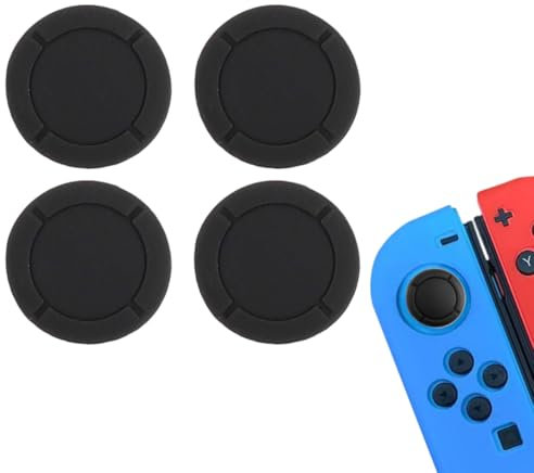 RAMGLYO 2 Paar Silikonabdeckungen Ersatz Joystick Covers Hebelabdeckung Joystick Schutzhülle Thumb Grips Analog Stick Cover Daumengriff Set Joystick Ersatzabdeckungen Ersatzteile