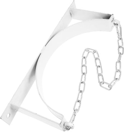 BELLIFFY Support Mural Acier Pour Cylindre De Gaz Fixation Pour Bonbonne Propane Et Oxygène Installation Facile Et Résistance Corrosion