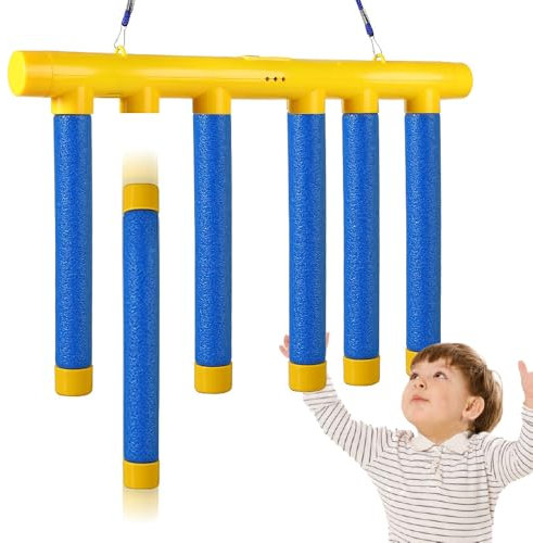 SKIKHN Drop Sticks Game, Catching Sticks Game, 3 Einstellbarer Geschwindigkeit, Fangspiel mit Fallenden Stöcken, Reaktionstraining Spielzeug für Kinder, Reflexe Training, Hand-Auge-Koordination
