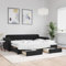 Xichuzi Tagesbett Ausziehbar mit Schubladen Schwarz 80x200 cm Samt, Schlafsofa, Daybed, Bettsofa, Sofa Bed, Sofabett, Schlafcouch, Jugendbett, Bettgestell, Bettcouch - 3196974
