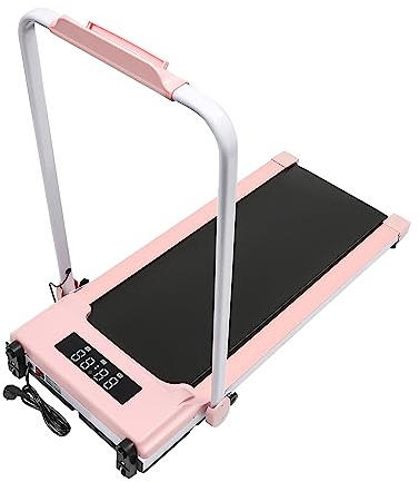 BRRIDE Tapis roulant per casa, tapis roulant elettrico pieghevole fino a 10 km/h, 2HP Walking Jogging Trainer con indicatore LED e telecomando per la palestra a casa, ufficio