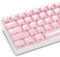 XVX Pink Keycaps, Crystal Jelly Keyboard Keycaps OEM Profile Side Printed Keycap Set Compatible with 61/68/84/87/98/100 ANSI Layout MX Switches Mechanical Keyboard