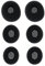 The Lord of the Tools 3 Pairs of Replacement Ear Tips Silicone Eartips Accessories Small Medium Large Compatible with Samsung Galaxy Buds3 Buds 3 Pro R630 (Black)