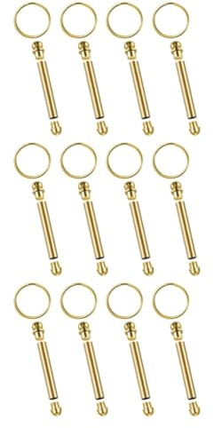 Malloy WoodTurning Keychain Kit Wood Turning Accessories Mandrel Wood Turning Keychain for Woodworking Gift C