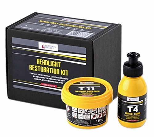 Inter Troton BRAYT Scheinwerfer Reparatur Set T11 Polierpaste + T4 Schutzflüssigkeit