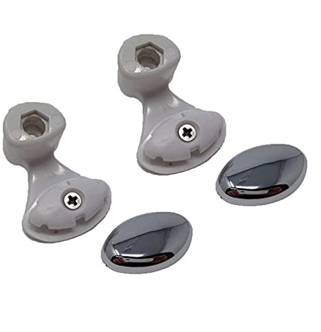 Novellini Cuscinettisupporti LUNES R Vers. Binario Unico /cromo R07lur1-B, Silver