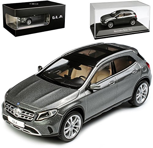 Spark Mercedes-B GLA X156 Mountain Grau SUV Ab 2013 Ab Modellpflege 2017 1/43 Modell Auto