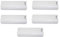 5 x Weiss Akku Rückseite Tür Cover Hülle für Nintendo Wii REPLACEME