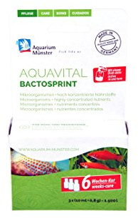Aquarium Münster BACTOSPRINT Mikroorganismen und hoch konzentrierte Nährstoffe, für Aquarium, 3 x 10 ml