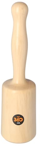 Cut360 Bildhauerklüpfel | konisch aus einem Stück Weißbuche | 80 mm | Länge: 295 mm | Gewicht: 525 g | Holzhammer für Schnitzarbeiten | vereint für saubere Ergebnisse als Künstlerwerkzeug