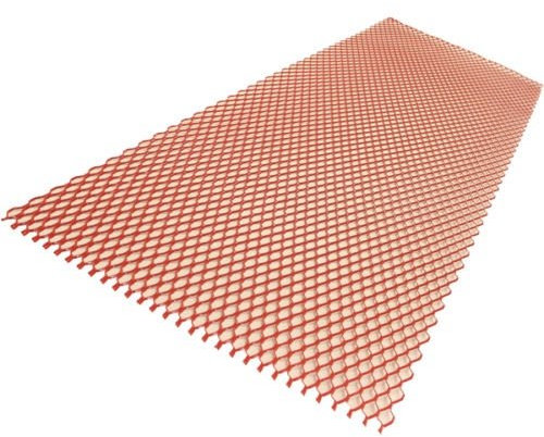 Rejilla de carreras de aluminio, 33 x 100 cm, color rojo