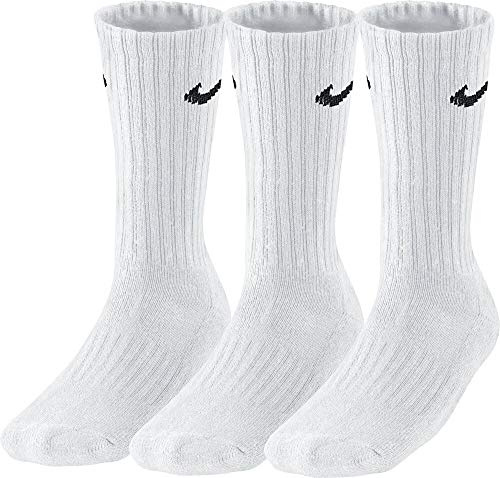 Nike Unisex U Nk Everyday Ltwt Crew 3pr Socks, Multicoloured UK (Multi-Color), 8–11 UK (Manufacturer Size: L)