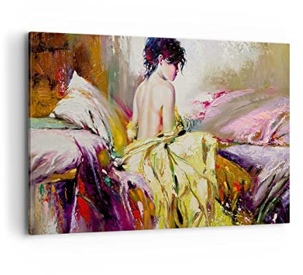 Bilder auf Leinwand 120x80cm Wandbild Menschen Kunst - 3524