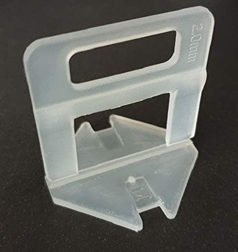 Zuglaschen 2 mm 3000 Stück Fliesen Nivelliersystem Fliesenstärke 3-12 mm - Verlegesystem Fliesenverlegung Fliesenverlegehilfe Fliesenverlegesystem Fliesennivelliersystem Transparent