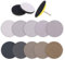 Keadic 50pcs 3 Inch Dry & Wet/Dry Sanding Discs Assortment Kit Aluminum Oxide Multiple Grits 80-7000, with 1/4 inch Shank Backing Pad and Soft Foam Buffering Pad for Hook & Loop Grinding Disc