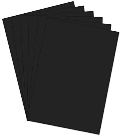 Blake Paper A4 210 x 297 mm Schwarze Schwere Karte 330g/m² (CABK330A4) - Pack von 50