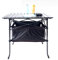 Muebles de Cocina para Camping Mesa De Cocina Plegable Portátil para Exteriores, Viaje Acampar Playa BBQ Comida Campestre Mesa De Cocina Plegable Mesa De Comedor, con Bolsa De Almacenamiento