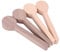 Hacbop 4pcs Wood Whittling Spoon Blanks for Carving, Wood Carving Spoon Blocks Natural Beech and Walnut Wood Unfinished Wooden Craft Whittling Kit for Carver/Whittling Beginner