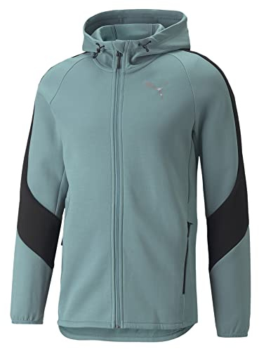 PUMA Evostripe Hoodie mit durchgehendem Reißverschluss, Mineralblau