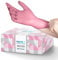 Disposable Pink Nitrile Gloves Large, 200 Pack -Powder and Latex Free Gloves