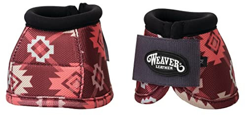 Weaver Leather Uni-Erwachsene Weaver Equine Ballistic No-Turn Bell Boots Hufglocken, Plaid Aztec