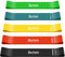 Becheln Resistance Band, Exercise elastic Bands for Yoga, Pilates, Fitness and Working Out, Set of 5 Stretch Bands with Carrying Bag