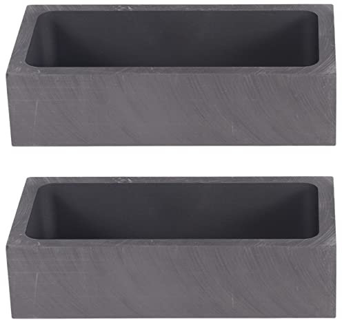 2 unidades 1 kg grafito lingote molde molde para fundición fundición refinado plata metal aluminio cobre latón