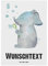 Mr. & Mrs. Panda Personalisierte Postkarte Elefant Seifenblasen - Personalisierte Geschenke, Heimat, Einladung mit Namen, Gute Laune, Tiere, lustige