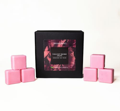 Rose Oud Mokha Wax Melts - 75g-100g Gift Box | Natural Soy Wax