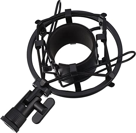 RAKUTE 1pc Microphone Mount Kickstand Metal Holder Rhode Mic Condenser Mount Microphone Mount Clamp Mic Cradle Shockproof Mount for Microphone Mic Holder Microphone Rack USB Metal Brackets