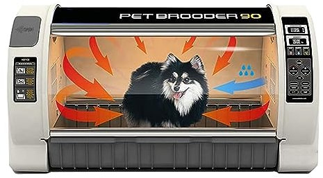 Criadoras E Incubadoras Criadoras Para Mascotas Grandes 90 Icu Para Cachorros Gatitos Animales Pequeños Compartimiento De Custodia De Mascotas Caja De Atomización De Inhalación De Oxígeno Reproducción