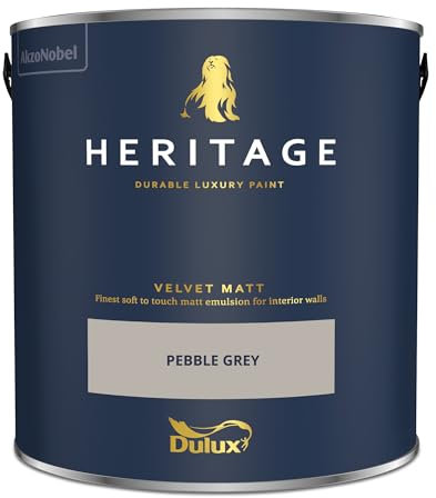 Dulux Heritage Paint (2.5L, Pebble Grey)