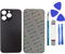 Dakexiong Hinteres Glas Ersatz für iPhone 14 ProMax hinteres Glas mit Reparatur-Werkzeug-Kit und Reparatur-Kit, Space Black